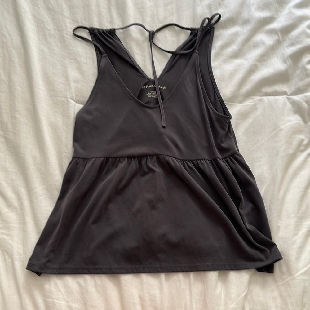 ae small gray tank